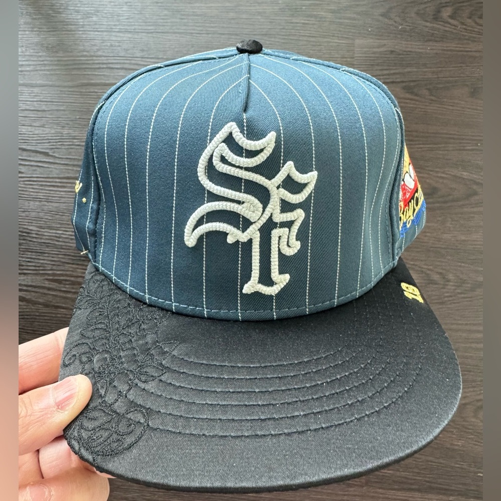 Dvniel Luu San Francisco Blue Pinstripes hat